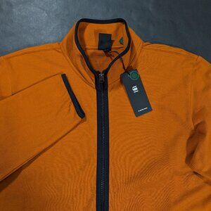 G-Star Men`s Lightweight Logo Tape Zip Through Sweater M 2XL Logo Tape Tweeter